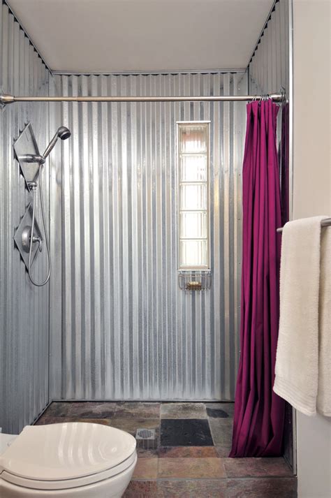 sheet metal bathroom walls|decorative panels for bathroom.